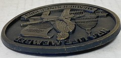 NRA Belt Buckle Life Member Since 1983 Second Amendment 3D Relief USA Capital