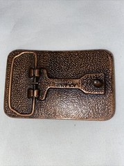 Century CANADA Belt Buckle Large Stag in Woods Bronze Tone