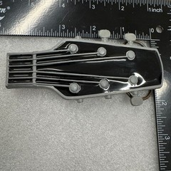 Great American Products 2008 Guitar Headstock Belt Buckle Black