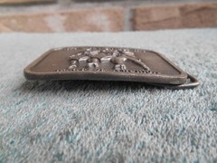 VINTAGE BICENTENNIAL 1776-1976 SPIRIT OF AMERICA METAL BELT BUCKLE