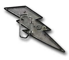 Lightning Bolt Belt Buckle Flash Silver Metal New Men Women Western Rodeo Cowboy
