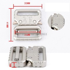 Quick Release Belt Buckle Metal 25mm 38mm Tactical Web Belt Outdoor Hunting Gear
