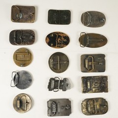15x Vintage & Modern Belt Buckles Transportation Themed 32312