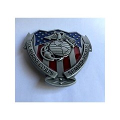 United States Marine Corps Semper Fidelis Shield Belt Buckle
