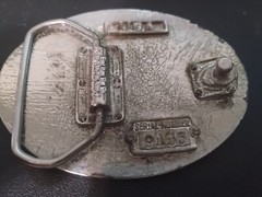 Fabulous Nevada Belt Buckle Dice Cards Poker Las Vegas Reno