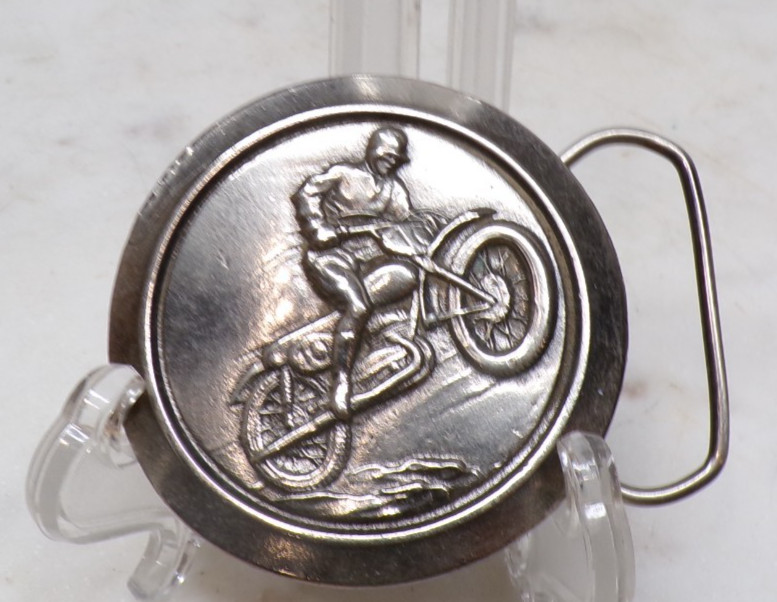 1977 Motorcross Dirt Bike Motorcycle Limited Edition #680 Belt Buckle