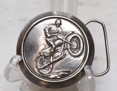 1977 Motorcross Dirt Bike Motorcycle Limited Edition #680 Belt Buckle