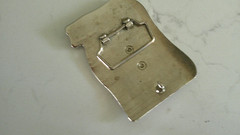 VTG. American Flag Stars & Stripes Metal Belt Buckle