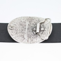 Horse Head Belt Buckle With Detailed Design In Antique Silver Finish