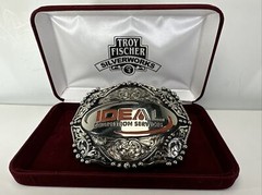 Troy Fischer Silverworks Western Style Belt Buckle Custom