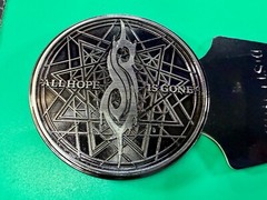 Slipknot Band All Hope is Gone Disturbed NOS 2009 Bravado Licensed Belt Buckle