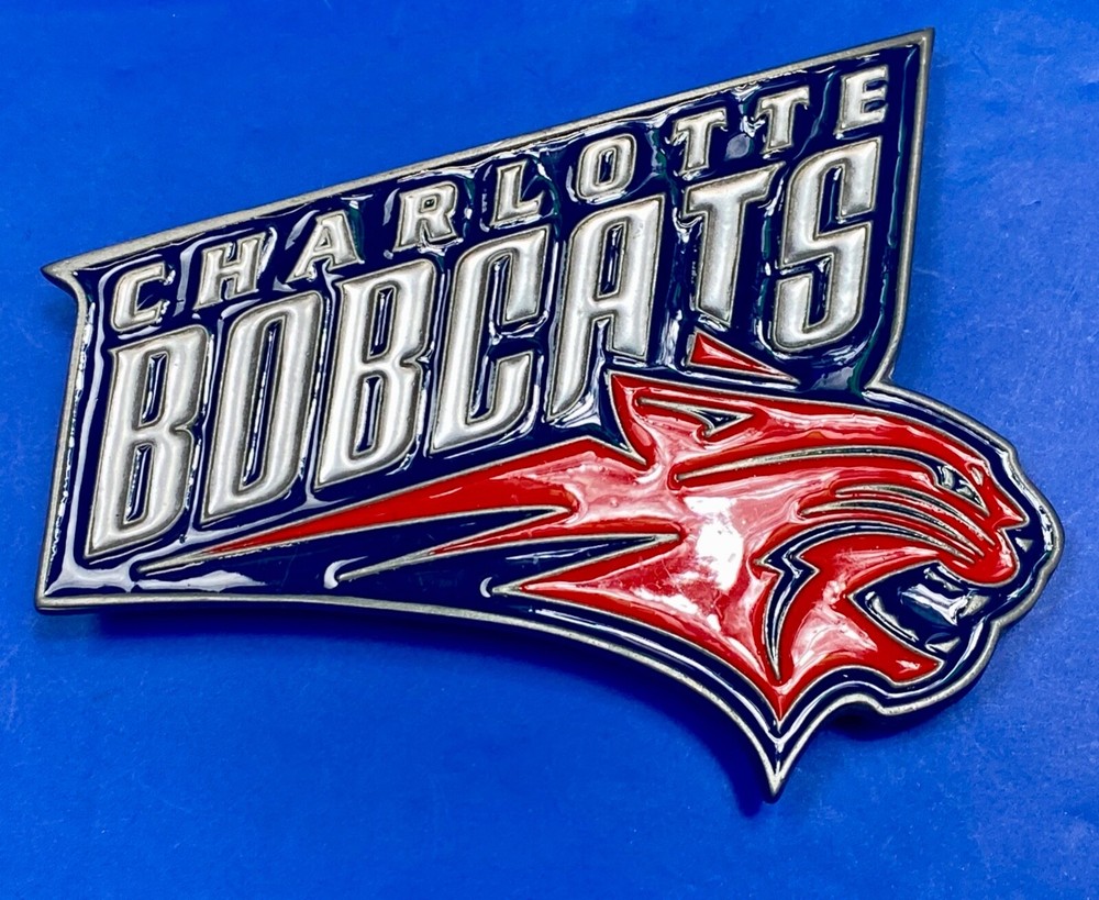 Charlotte Bobcats Basketball Team Fan Nba Belt Buckle By Great American Products