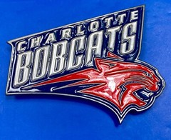 Charlotte Bobcats Basketball Team Fan Nba Belt Buckle By Great American Products
