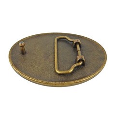 Don&rsquo;t Tread On Me Gadsden Flag Snake Belt Buckle Antique Bronze Black Enamel