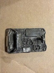 Vintage 1984 Siskiyou Belt Buckle Railroad Steam Train Mountain Pass A-29 2×3”