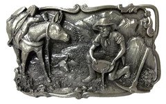 vintage arroyo grande belt buckle « dreams of striking rich » excellent