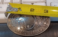 NRA Belt Buckle Golden Eagles
