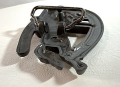 Metal Finish Belt Buckle with Horseshoe and Riding Jockey
