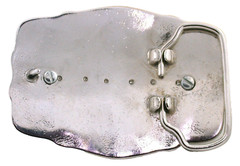 Silver Color 40×30 40mm x 30mm Lapis Cab Southwest Belt Buckle EPBB170OTH/61725