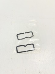 – (2) Belt Buckle Replacement Belt Loops Steel Bronze Color Fits 1 5/8 Belt