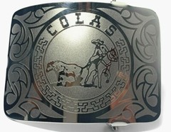 MEXICAN CHARRO WESTERN BELT BUCKLE. HEBILLA CHARRA COLEADERO CHARRO GEAR