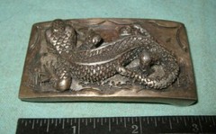 Cast Lizard Sancrest Belt Buckle for 1 1/2&Prime; wide belt