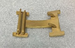 HERMES Constance Gold H-shaped buckle For Belts Men&rsquo;s Accessories Women&rsquo;s 6cm