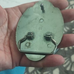 Vintage 90s Great American Buckle Co. Cast Brass And Lead Free Pewter
