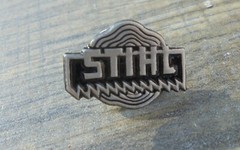 STILL-CHAINSAWS- LOGO HAT PIN SOLID DARKER PEWTER COLOR FINISH-new