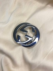 Double G 1.5` Belt Buckle Silver GG Logo 40 mm Replacement Buckle Designer Style