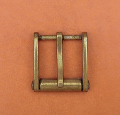 Novelty Mens Retro Brass Single Prong Pin Metal Roller Belt Buckle 32mm