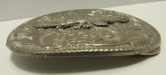 Men&rsquo;s Belt Buckle Flying Eagle Floral Western Cowboy Style 3D Silver Oval