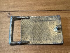 Vintage Levi Strauss & Co. Original Rivited Rectangular Belt Buckle