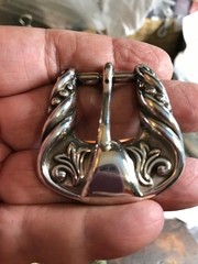 Heavy NOCONA Replacement Western Belt Buckle ~ Excellent Condition