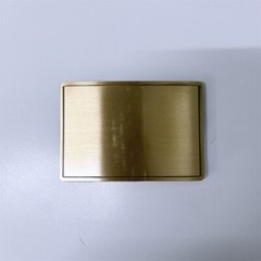 Antique Bronze Plated Rectangle Blank Belt Buckle For Engraving
