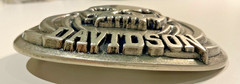 Harley-Davidson Willie G Skull belt buckle.#97830-08VM.Antique nickel plated .