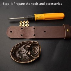 Yuhua Dragon Belt Head Brass Belt Buckle Head Men&rsquo;s Outer Wear Smooth Buckle