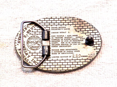 CLASSIC BELT BUCKLE COUNTY WEED DIRECTORS ASSOC OF KANSAS 1985 MUSK THISTLE BB18