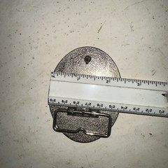 VINTAGE BELT BUCKLE Majestic Eagle Sun Trees Star Jewel Flying Oval Metal USA