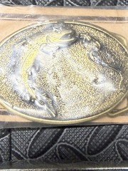 Fox Leather/Pheasant/Revolver/Western Gun Deer /Rifle/CrocodileBrass USA Buckles