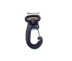 3/4&Prime; » Heavy Duty Plastic/Metal Swivel Snap Hook 5 pack FREE SHIPPING
