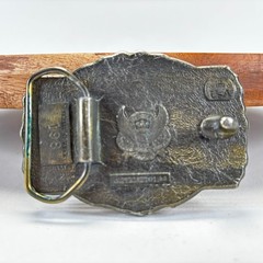 American Bald Eagle Western Belt 198 The Great American Buckle Co Chicago VTG