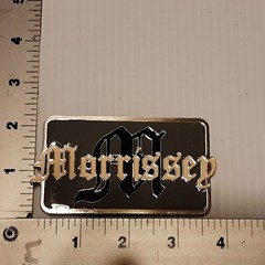 HARD ROCK HEAVY METAL BAND MUSIC MORRISSEY Metal Belt Buckle