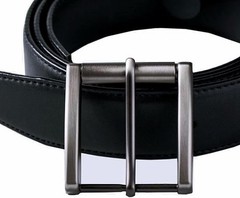 DJCAIZYY 1.5&Prime; (38-40mm) Men Replacement Single Prong Belt Buckle Roller-Gray
