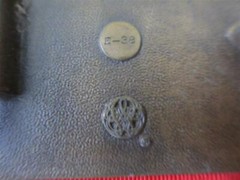brass belt buckle fits under 2&Prime; belt car vintage model rectangle 3 5/8 « w 2 1/4 »