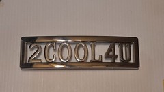 2COOL4U 2 SEXY 4 U CUSTOM Belt Buckle-Put ANY LETTERS &/OR NUMBERS on Buckle