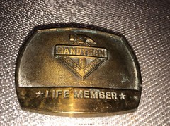 HANDYMAN CLUB OF AMERICA 1996 Bronze Belt Buckle