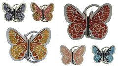 belt buckles lot 6 pieces Collection High Quality Butterfly for 1.25&Prime; Inch Belts