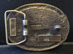 Heider C Tractor Belt Buckle 1988 Farm Toy Tractor Times 1st Quad City Area Show