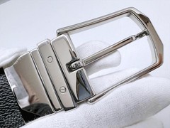 Louis Vuitton Pre-Owned Damier Graphite Slender Belt 85